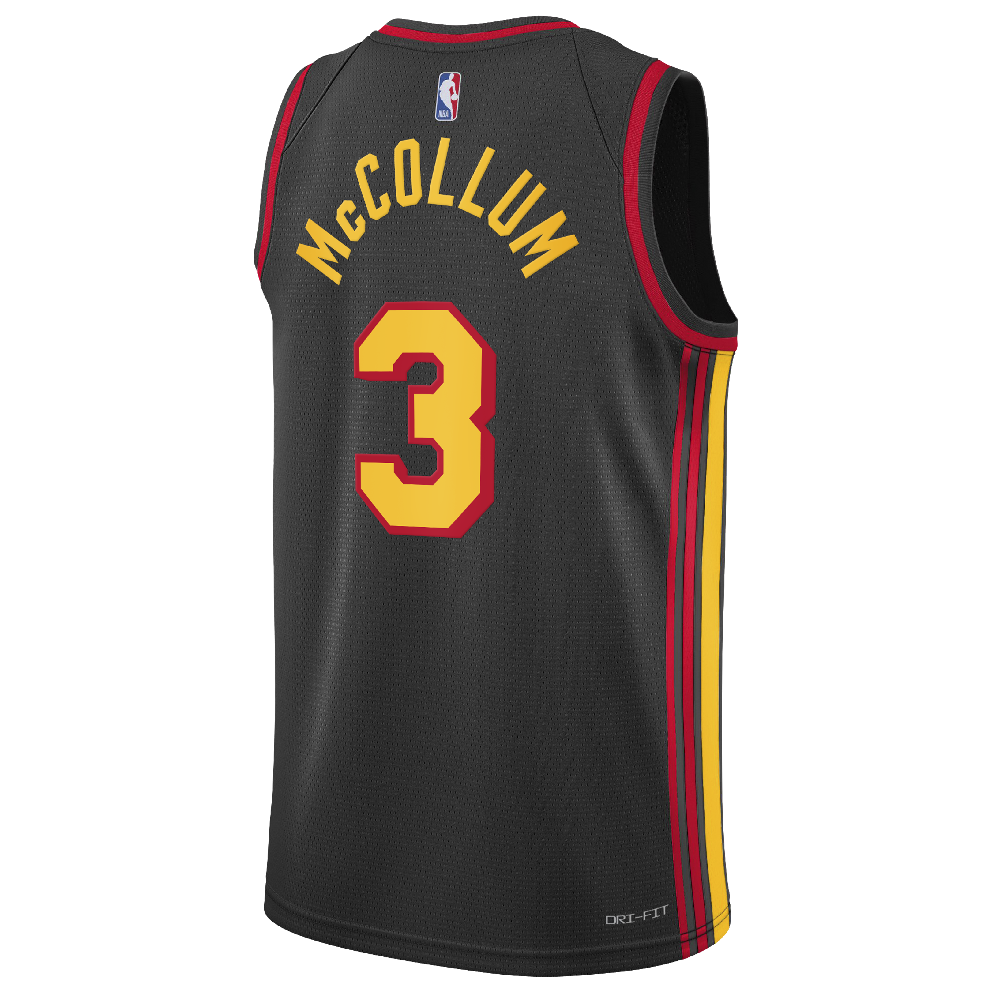 Atlanta Hawks Jordan Brand Statement Edition Swingman Jersey - Black - CJ McCollum - Youth