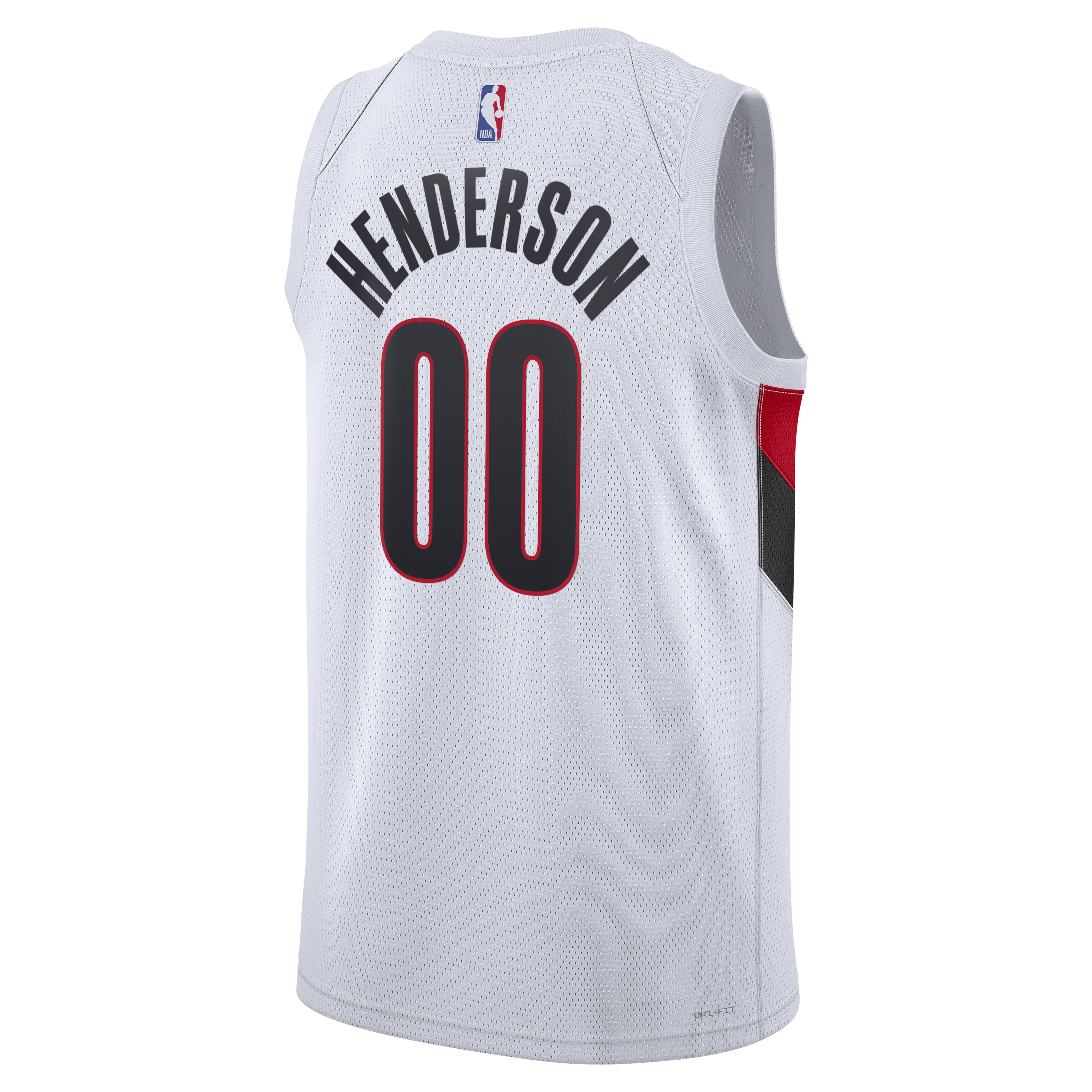 Portland Trail Blazers Nike Replica Association Edition Swingman Jersey - White - Scoot Henderson - Unisex