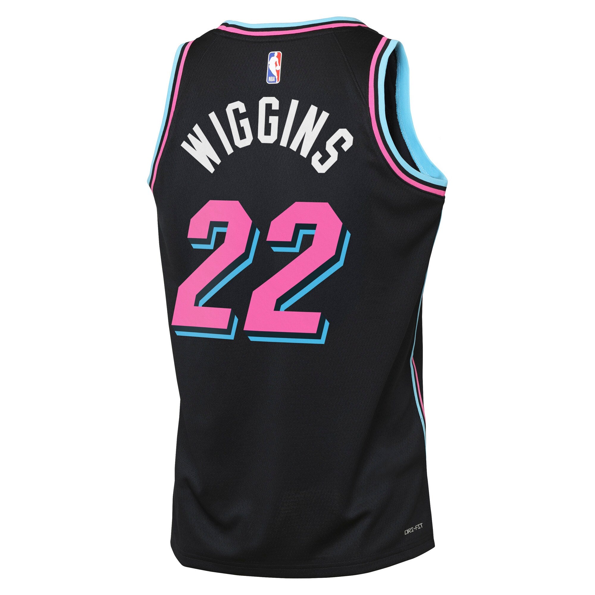 Miami Heat Nike 2025/26 City Edition Swingman Jersey - Black - Andrew Wiggins - Youth