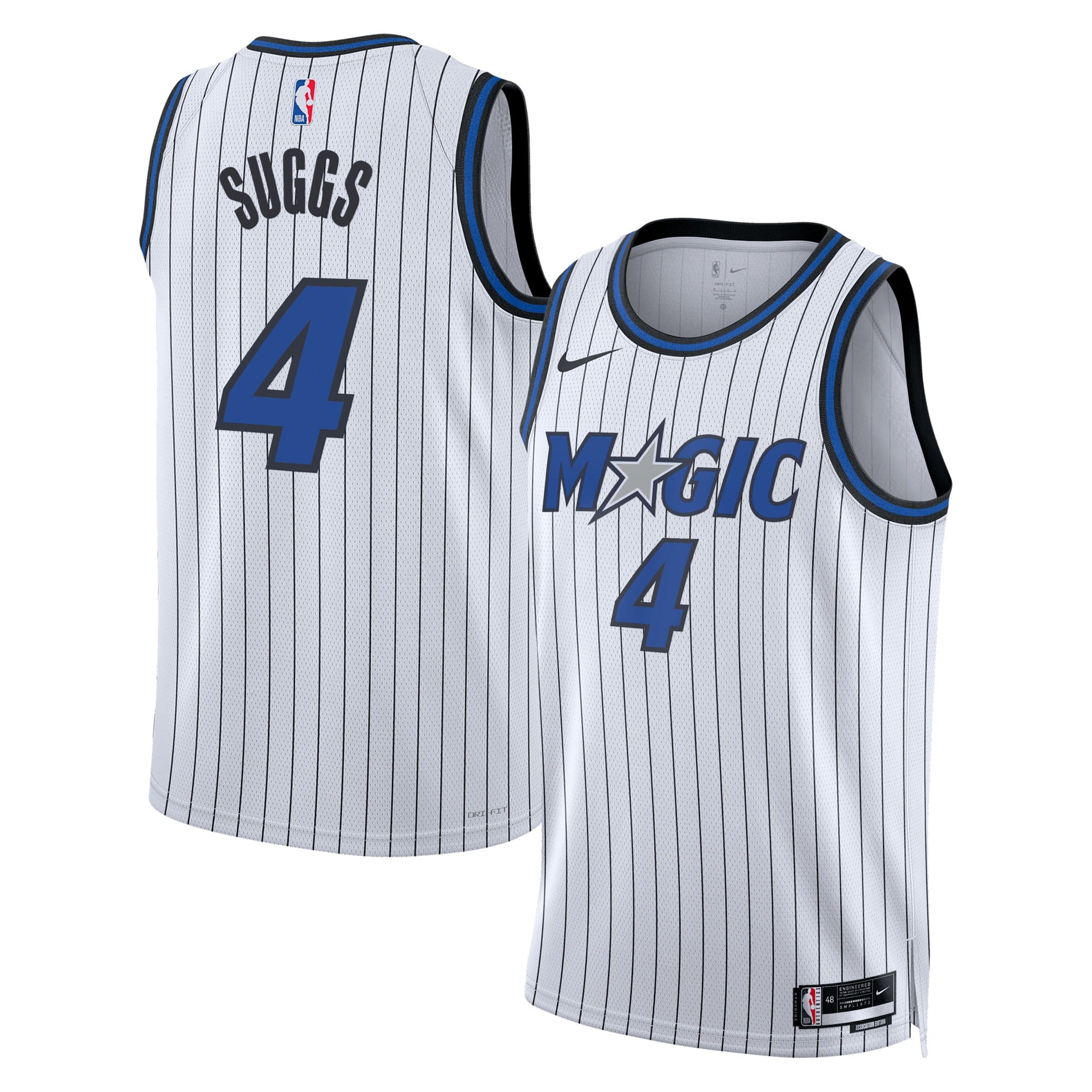 Orlando Magic Nike Replica Association Edition Swingman Jersey - White - Jalen Suggs - Unisex