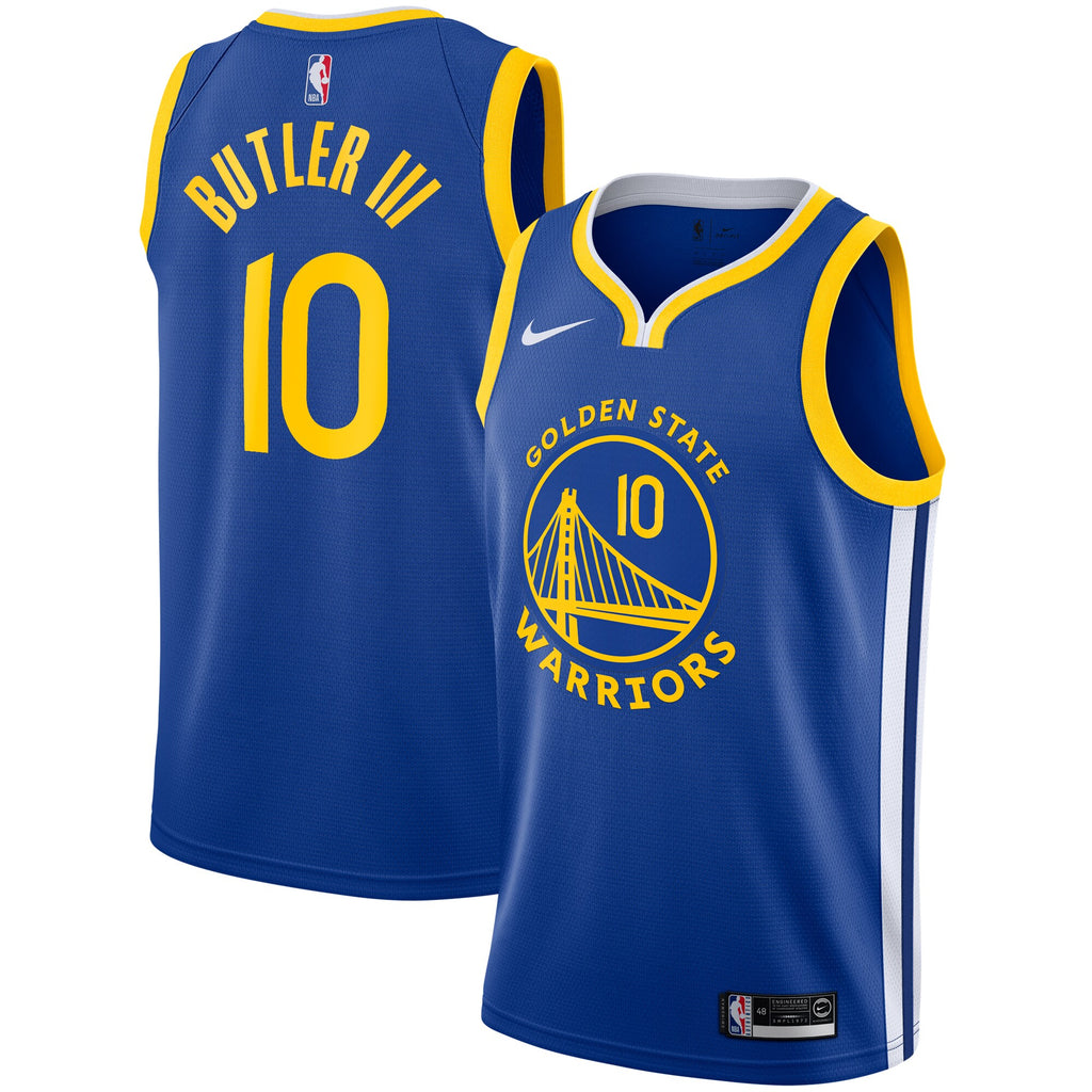 Golden State Warriors Nike Icon Edition Swingman Jersey - Royal - Jimmy Butler III - Youth