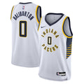 Indiana Pacers Nike Association Edition Swingman Jersey - White - Tyrese Haliburton - Youth