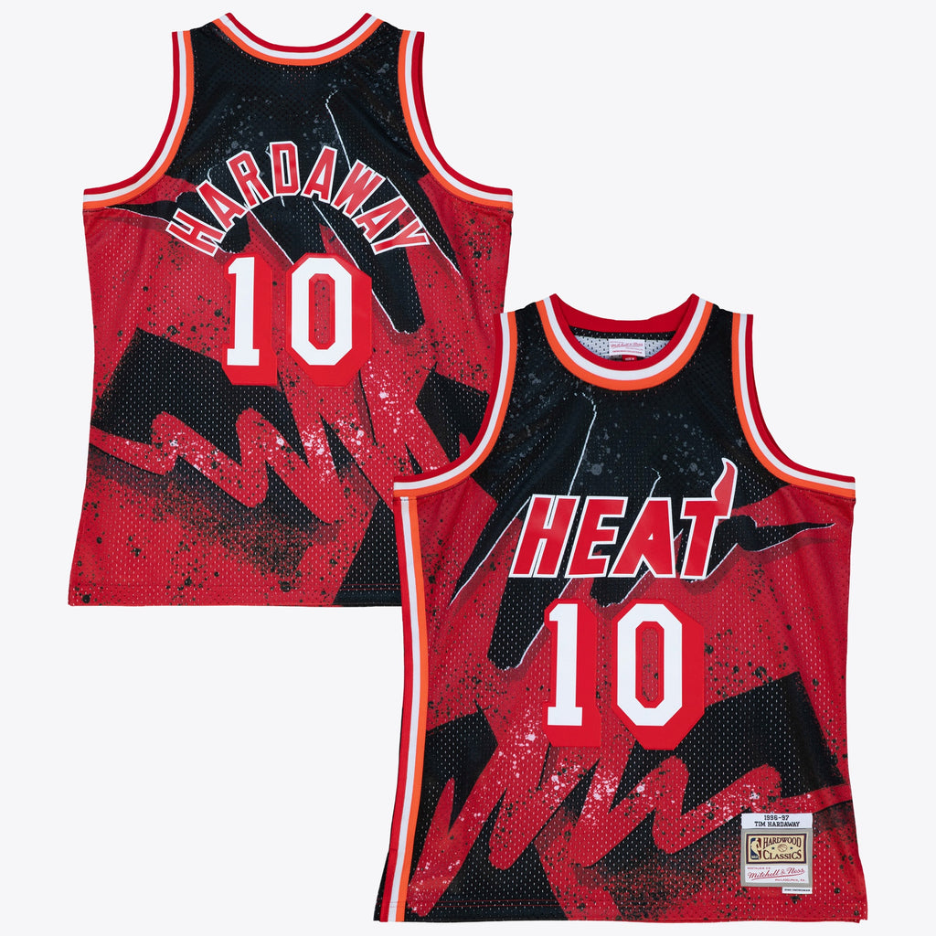 Miami Heat Mitchell & Ness Tim Hardaway 1996 Hyper Hoops Swingman Jersey - Scarlet