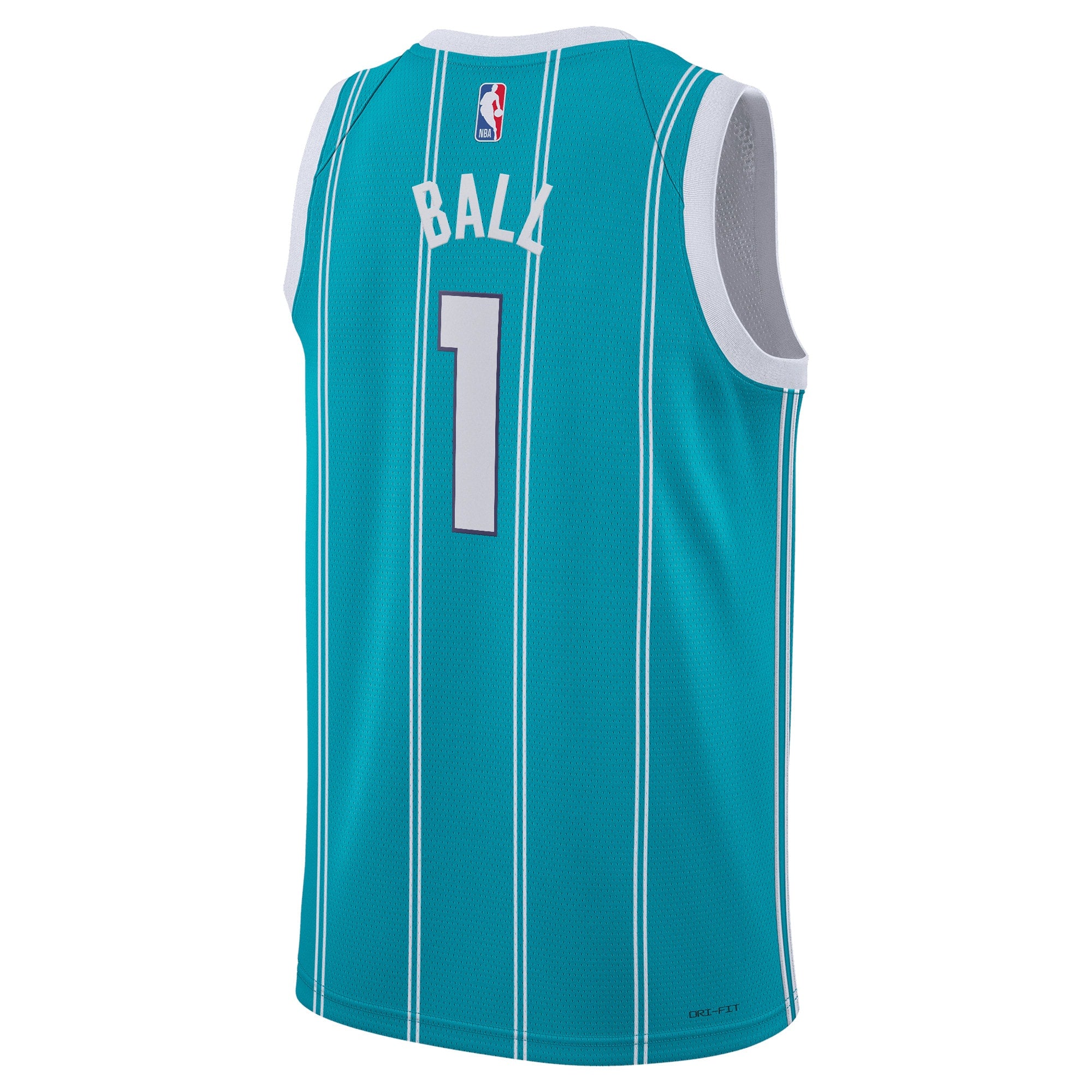 Charlotte Hornets Jordan Brand Icon Edition Swingman Jersey - Teal - LaMelo Ball - Unisex