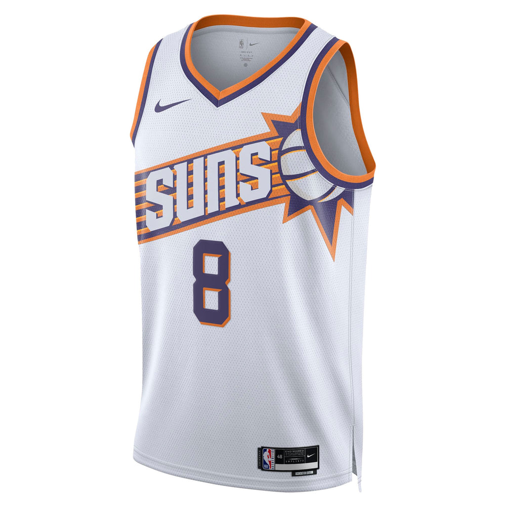 Phoenix Suns Nike Association Edition Swingman Jersey - White - Luke Kennard - Unisex