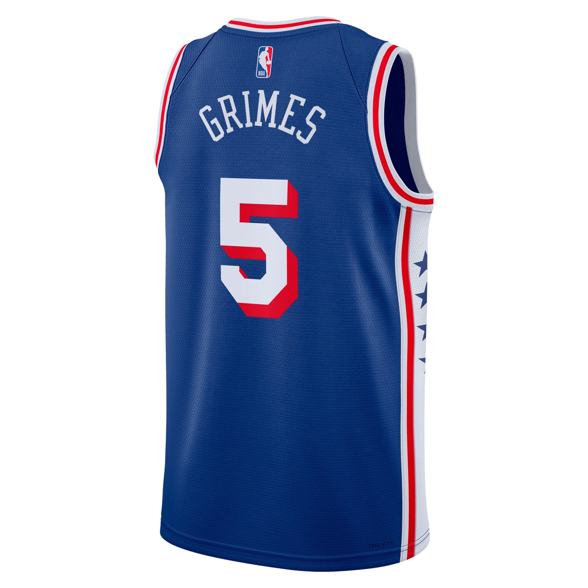 Philadelphia 76ers Nike Icon Edition Swingman Jersey - Royal - Quentin Grimes - Unisex