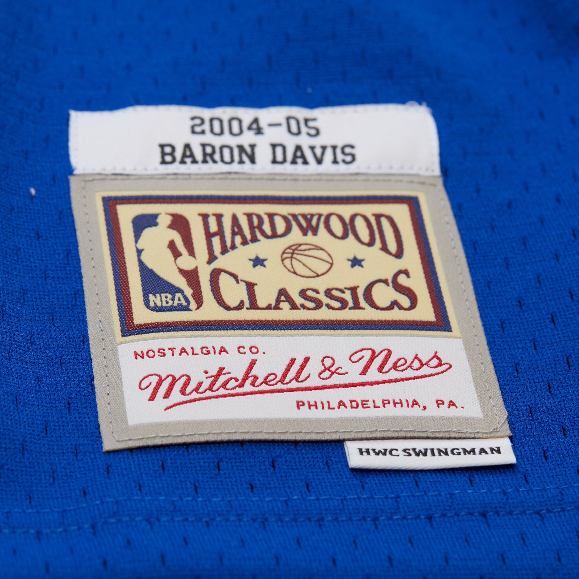 Golden State Warriors Mitchell & Ness Swingman Jersey 2004 Baron Davis