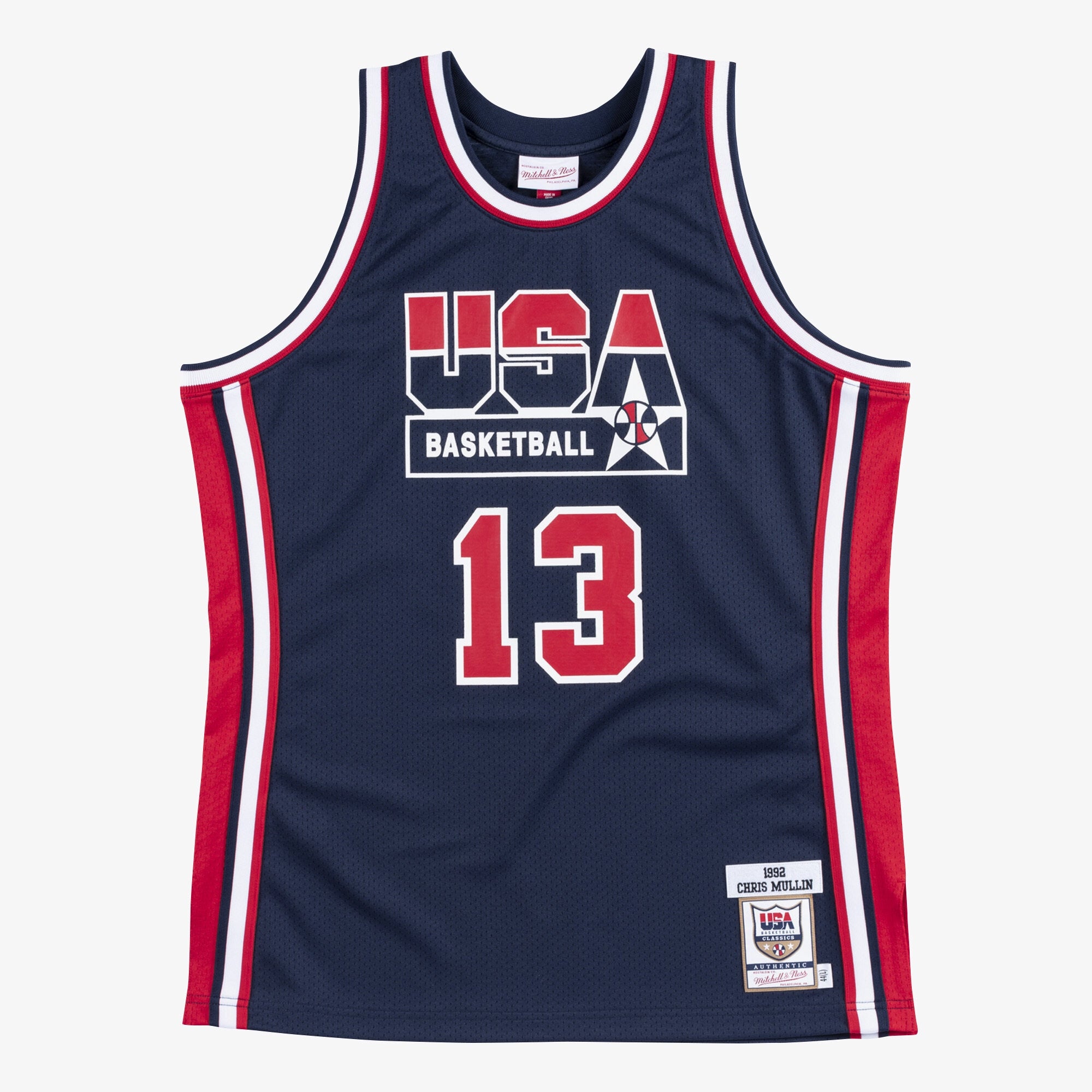 USA Basketball Mitchell & Ness Authentic Jersey Chris Mullin 1992