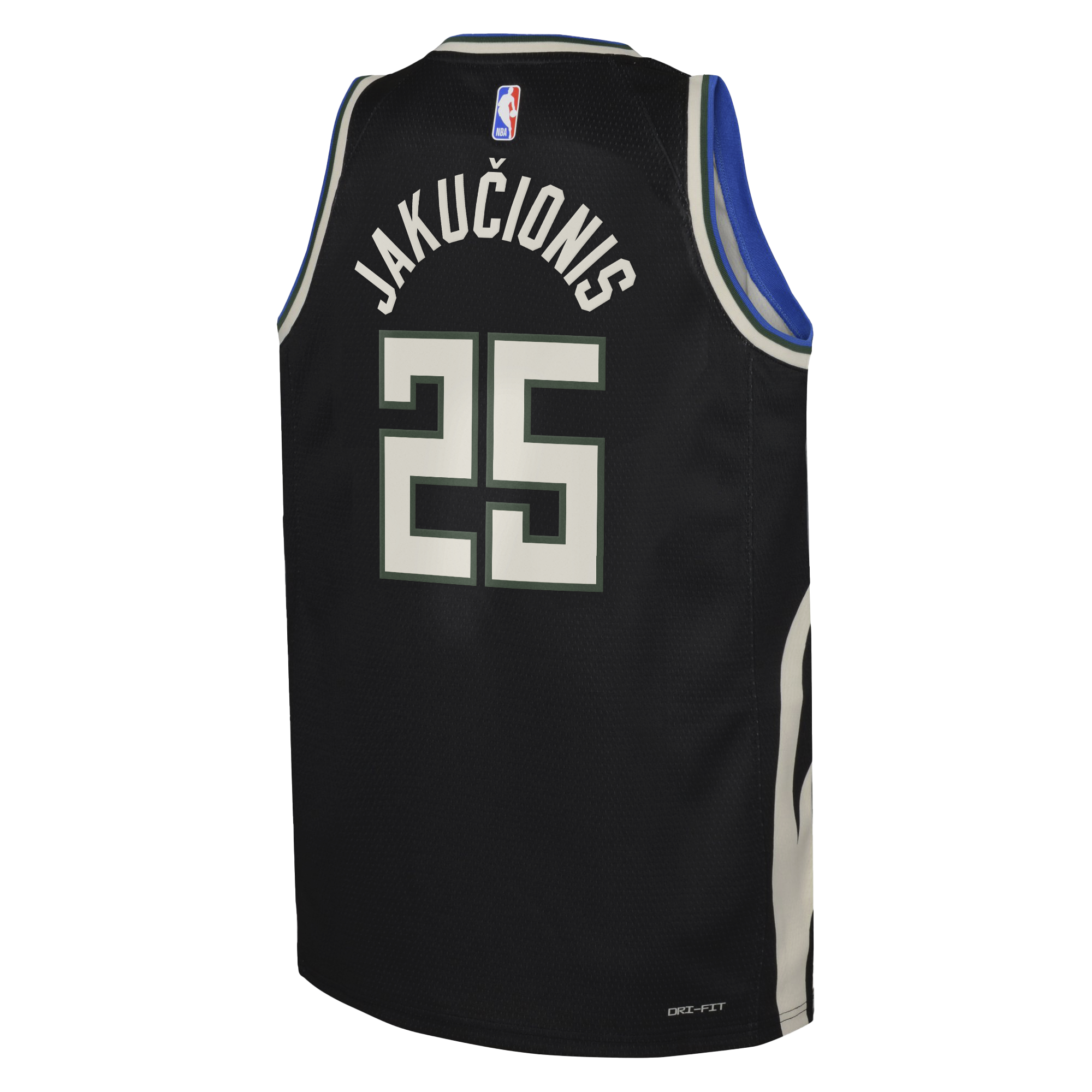 Milwaukee Bucks Jordan Brand Statement Edition Swingman Jersey - Hunter Green - Kasparas Jakučionis - Youth