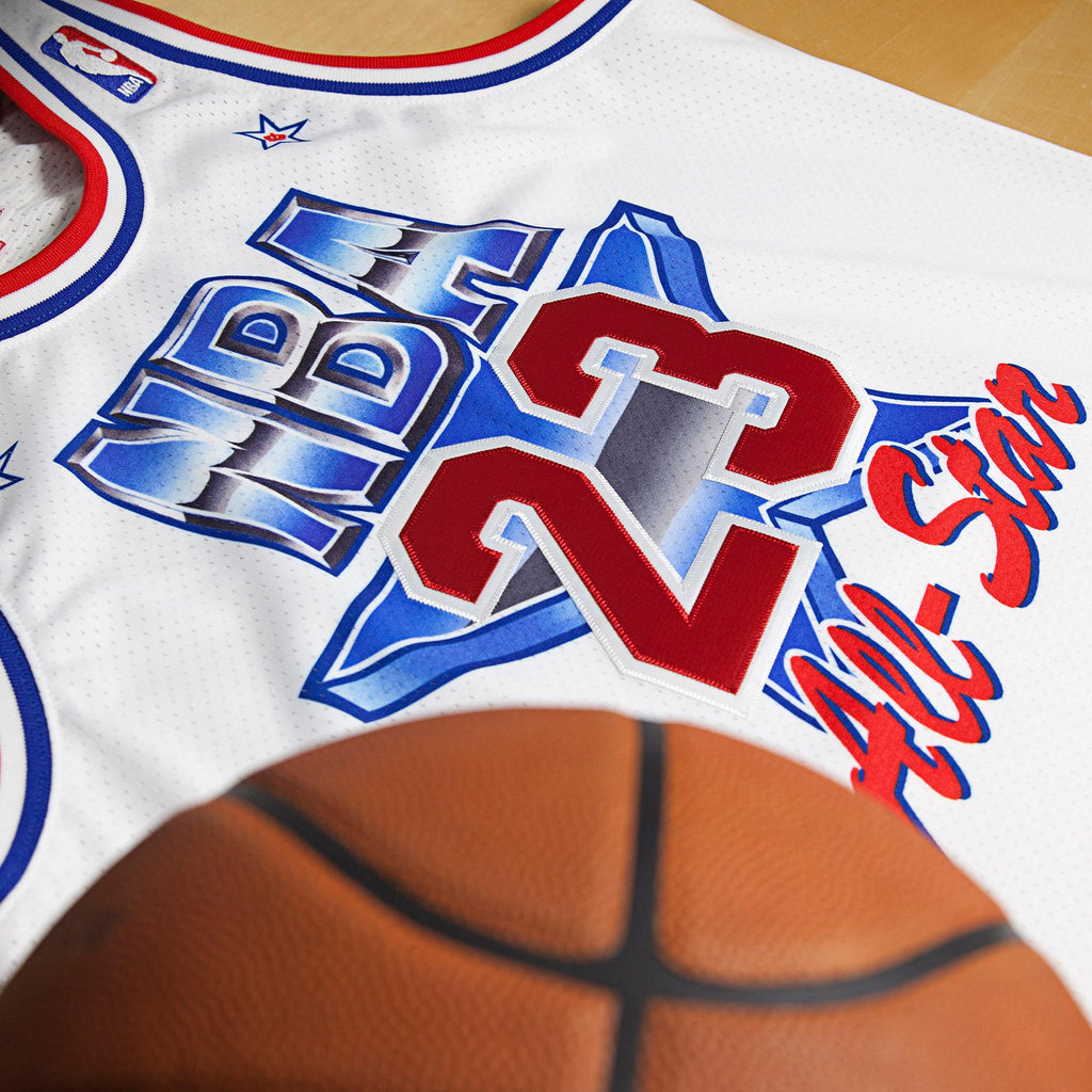 NBA All-Star East Michael Jordan 1991 Authentic Jersey by Mitchell & Ness - White - Mens