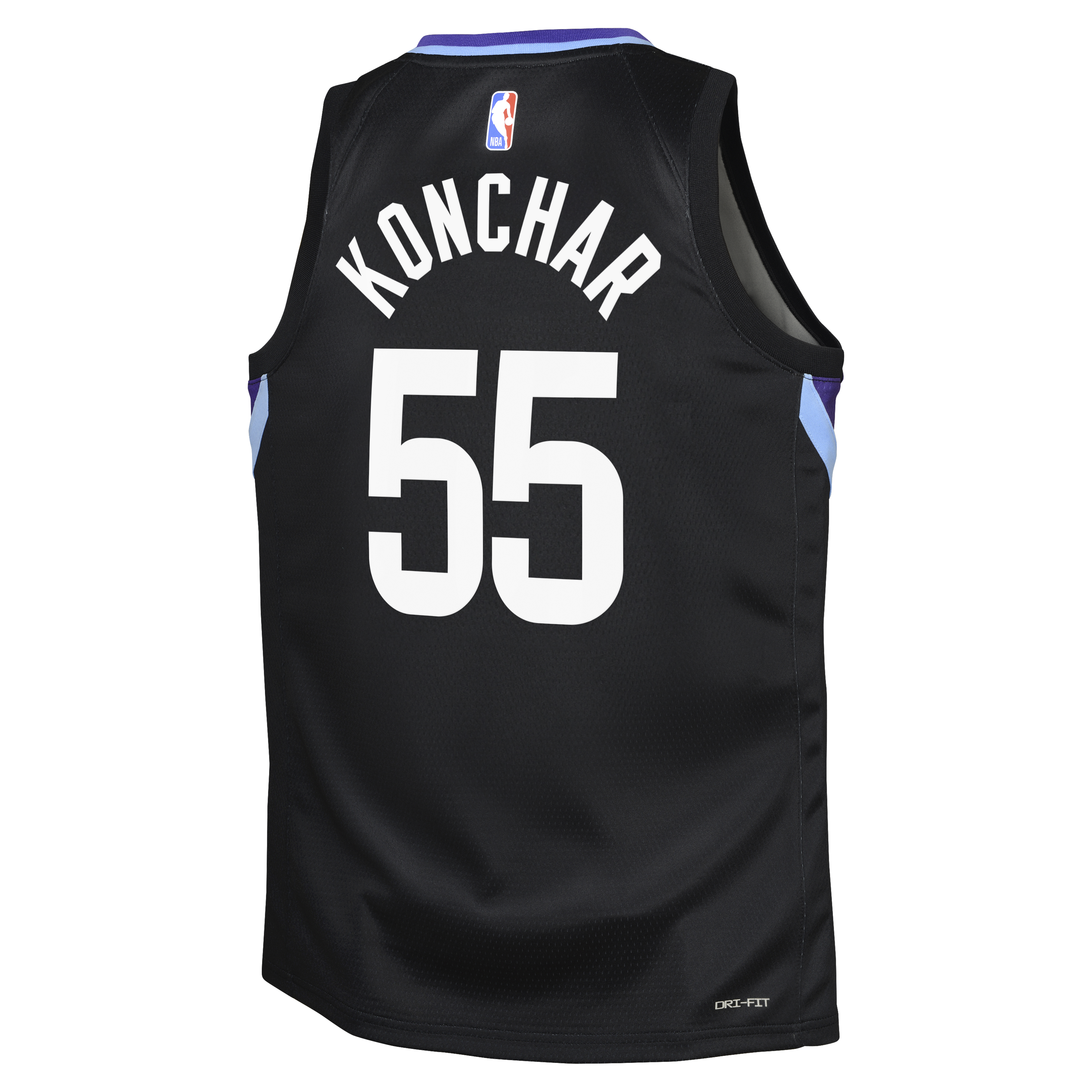 Utah Jazz Jordan Brand Statement Edition Swingman Jersey - Black - John Konchar - Youth
