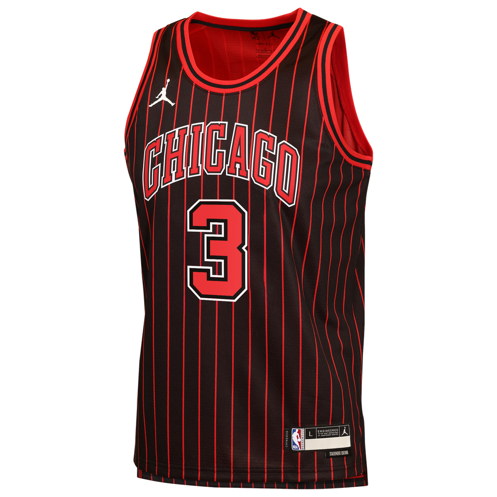 Chicago Bulls Jordan Brand Statement Edition Jersey - Black - Josh Giddey - Youth