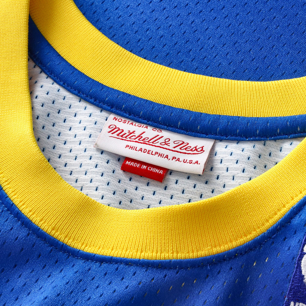 Denver Nuggets Mitchell & Ness Dikembe Mutombo Authentic Jersey - Royal Blue