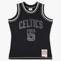 Boston Celtics Mitchell & Ness Kevin Garnett 2007 Contrast 2K Swingman Jersey - Black