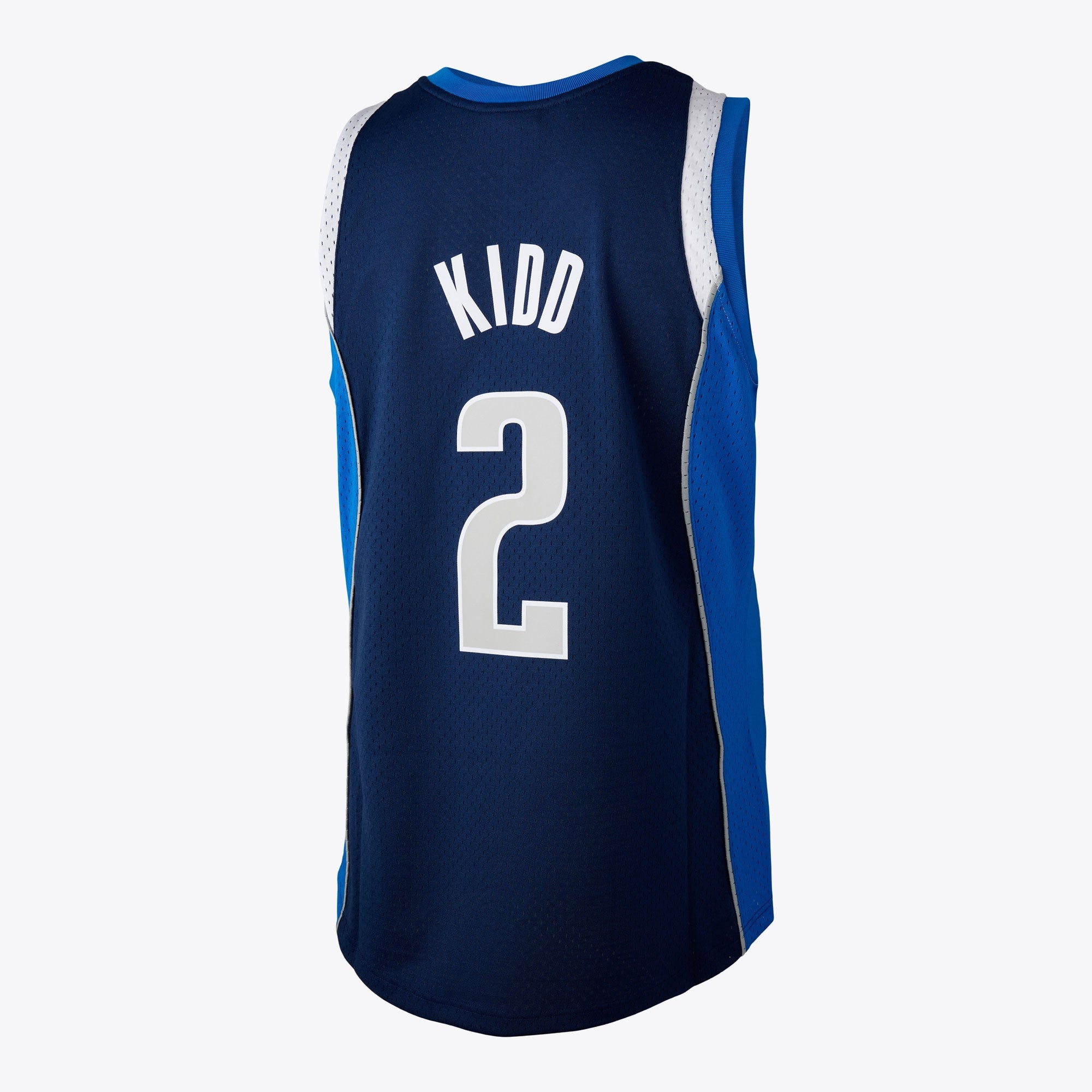 Dallas Mavericks Mitchell & Ness Jason Kidd 2011 Swingman Authentic Jersey - Ash Blue