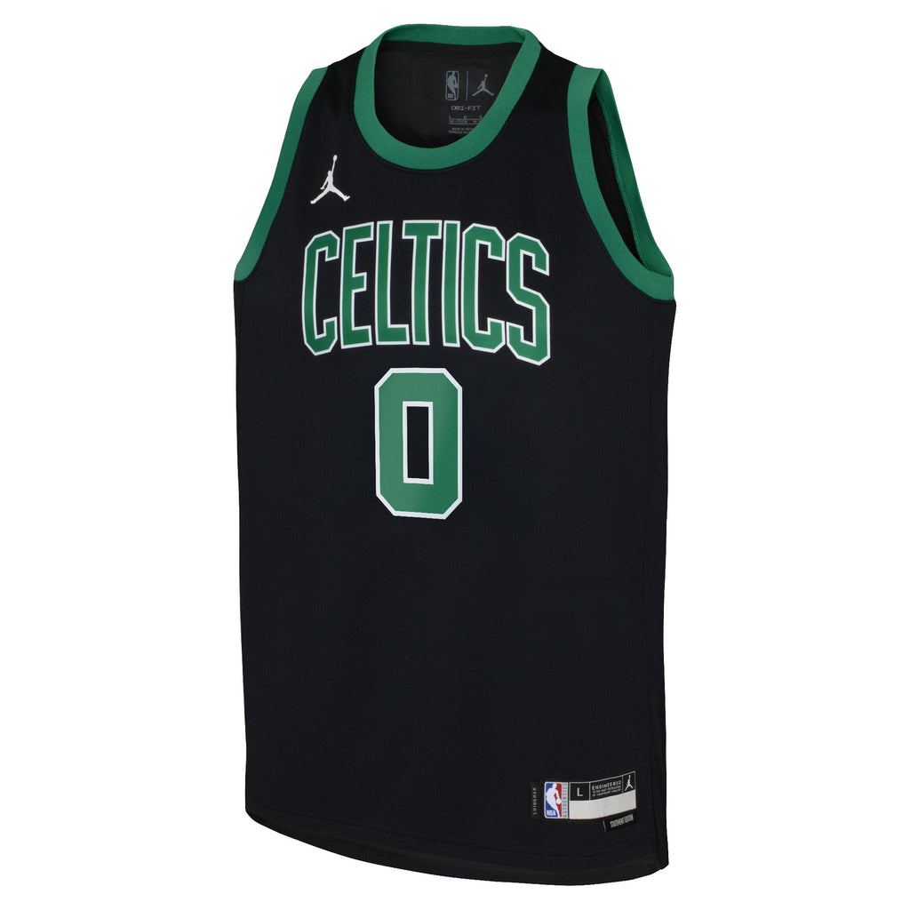 Boston Celtics Jordan Brand Statement Edition Swingman Jersey 22 - Black - Jayson Tatum - Youth