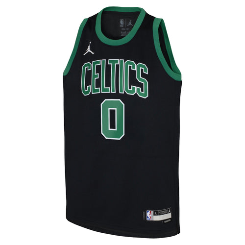 Boston Celtics Jordan Brand Statement Edition Swingman Jersey 22 - Black - Jayson Tatum - Youth