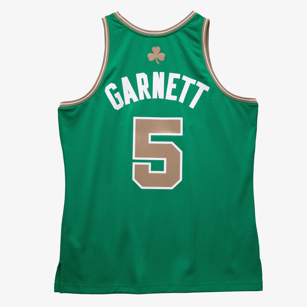 Boston Celtics Mitchell & Ness Kevin Garnett 2007 Swingman Authentic Jersey - Kelly Green