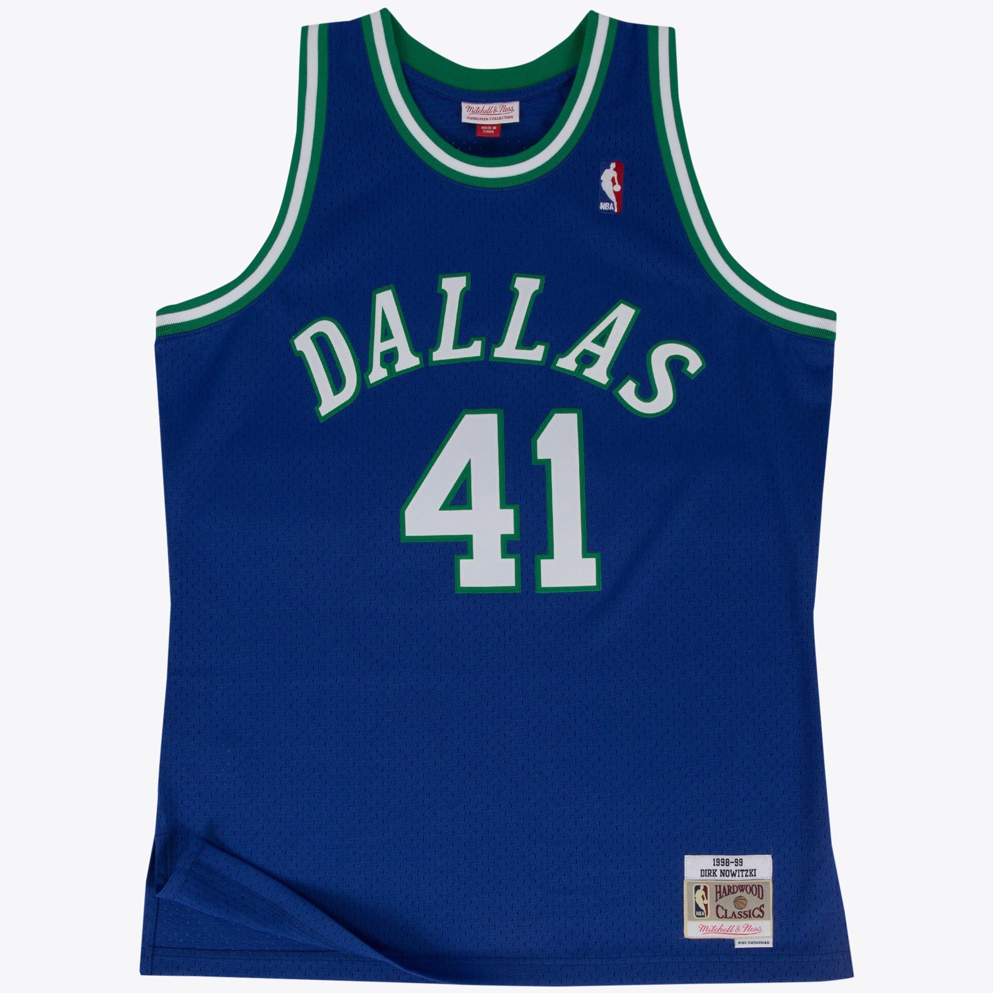 Dallas Mavericks Mitchell & Ness Swingman Jersey Road Dirk Nowitzki 1998-99