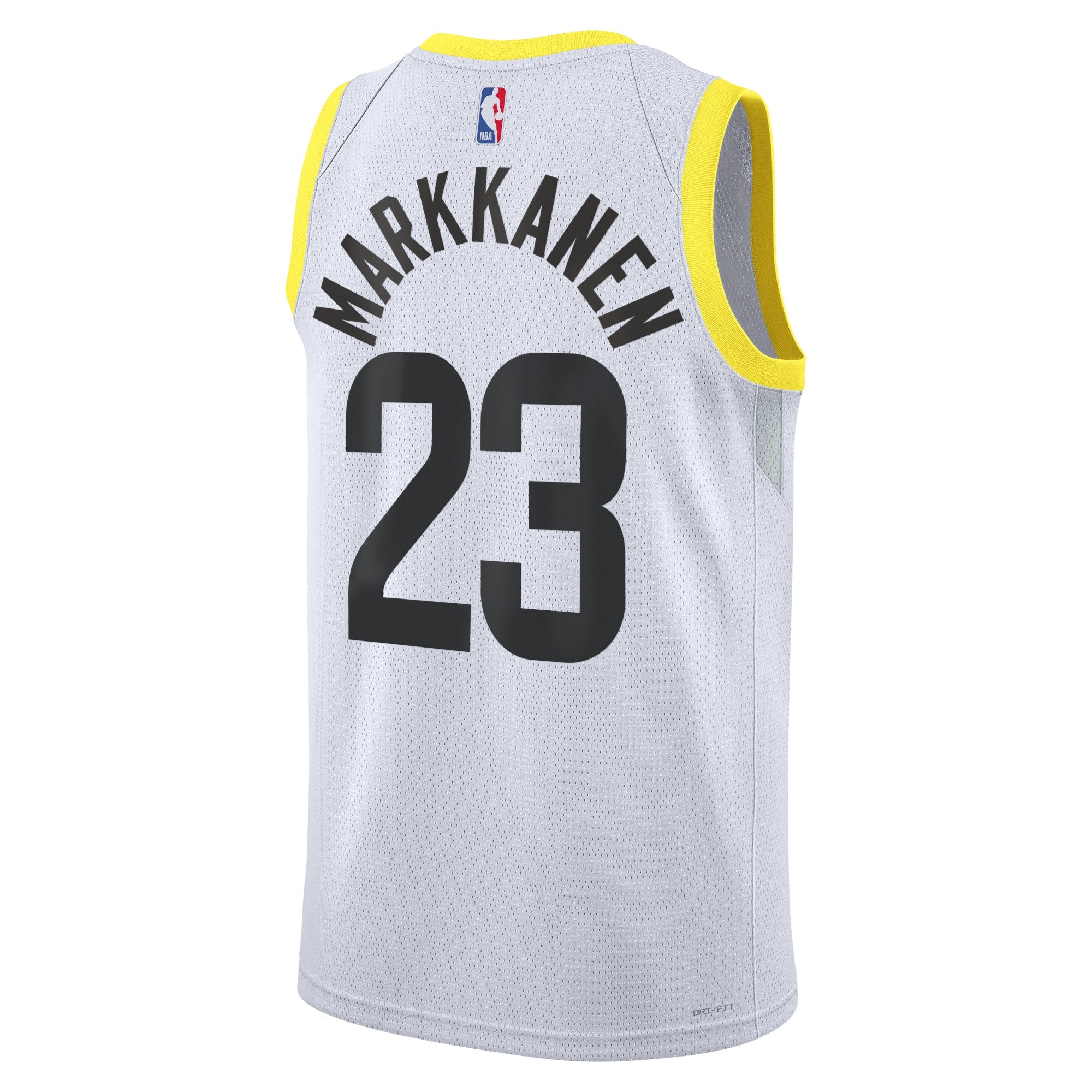 Utah Jazz Nike Association Edition Swingman Jersey - White - Lauri Markkanen - Unisex