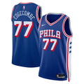 Philadelphia 76ers Nike Icon Edition Swingman Jersey - Royal - VJ Edgecombe - Unisex