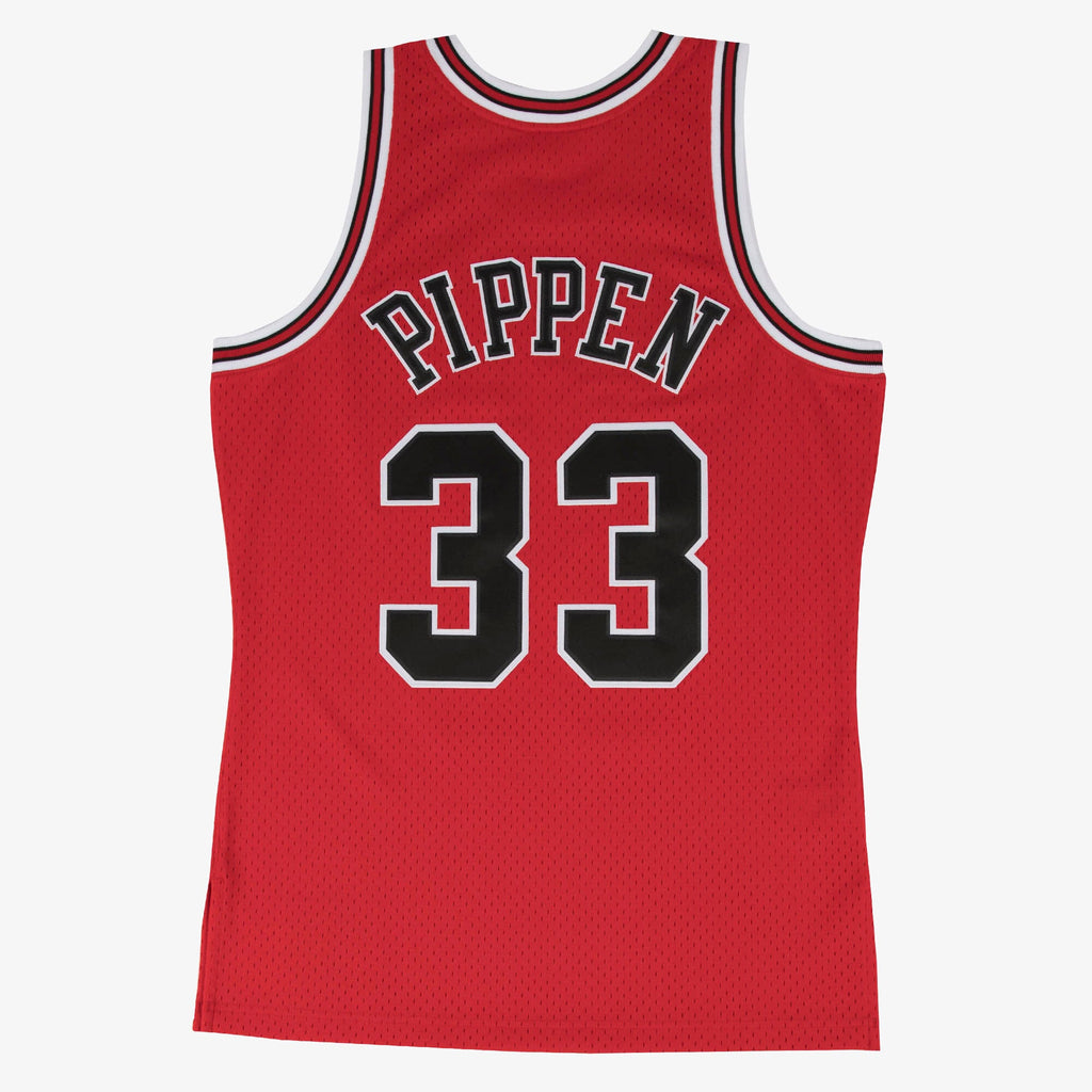 Chicago Bulls Mitchell & Ness Swingman Jersey Road Scottie Pippen 97