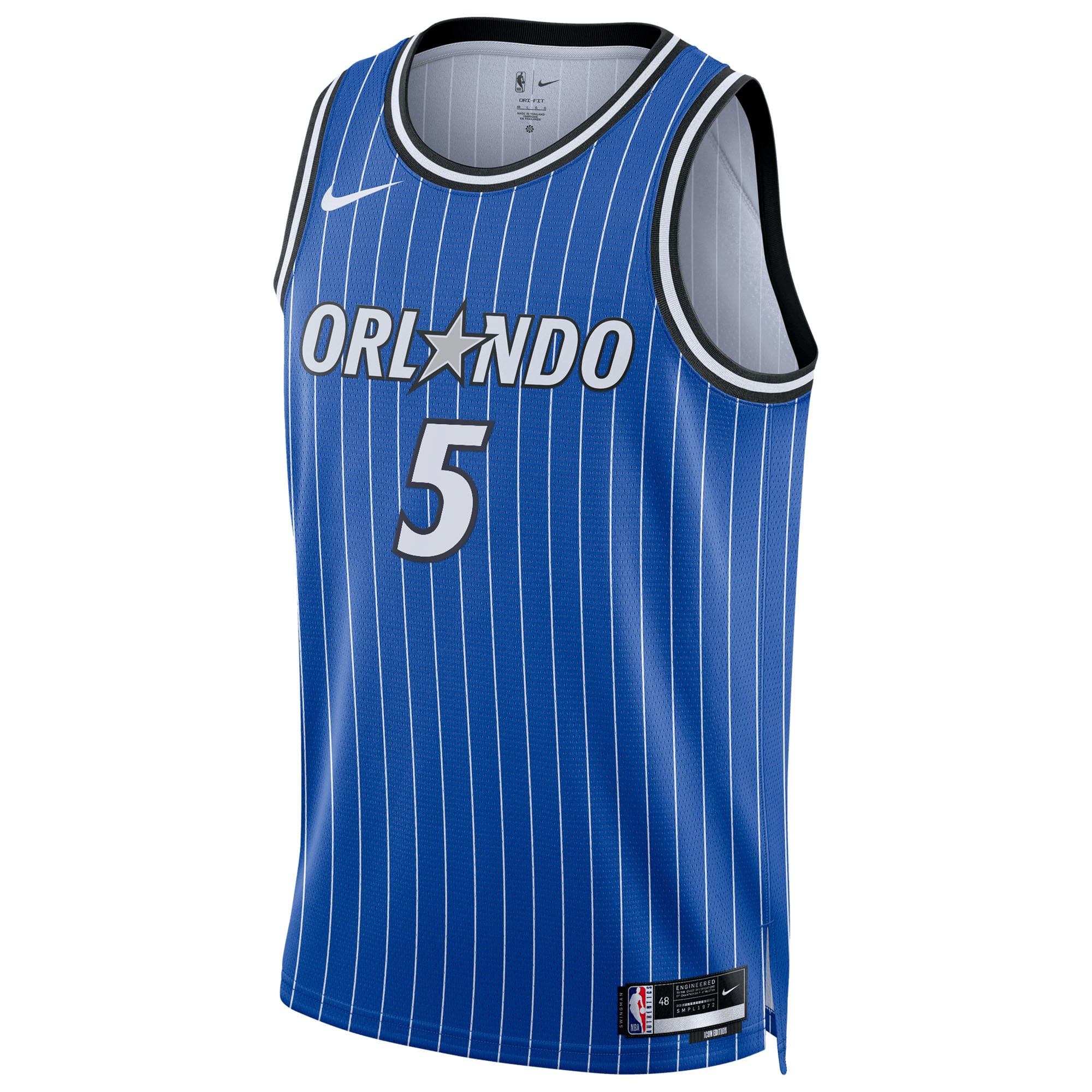 Orlando Magic Nike Replica Icon Edition Swingman Jersey - Blue - Paolo Banchero - Unisex