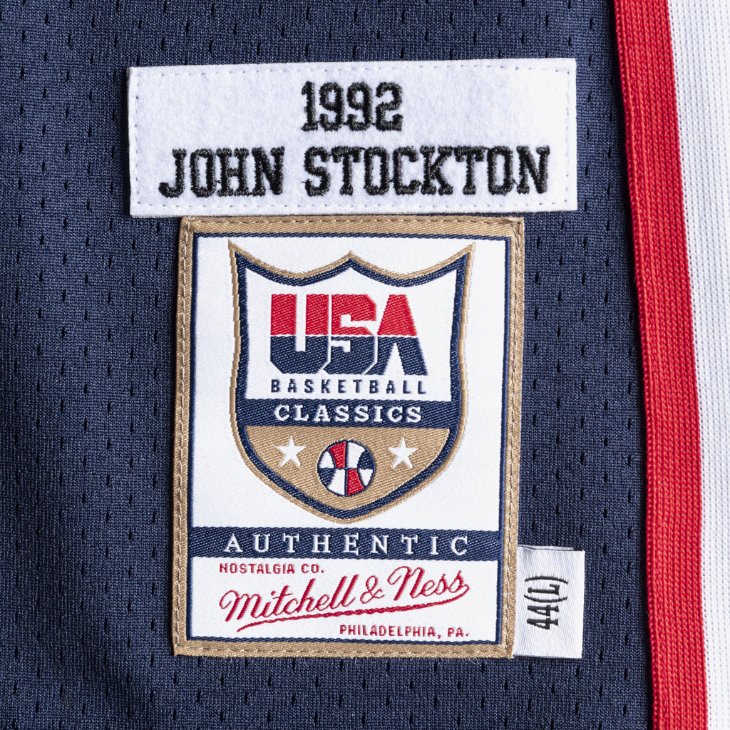 USA Basketball Mitchell & Ness Authentic Jersey John Stockton 1992