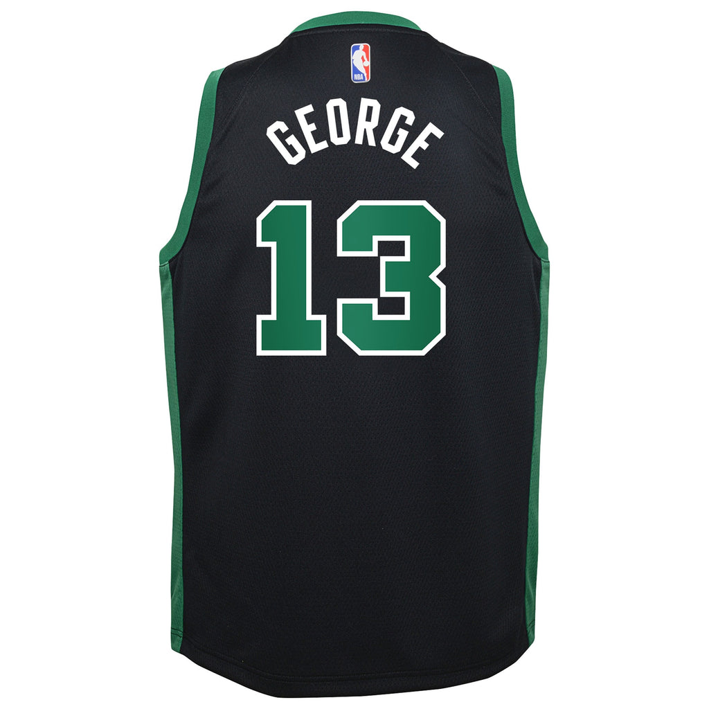 Boston Celtics Jordan Brand Statement Edition Swingman Jersey - Black - Paul George - Youth