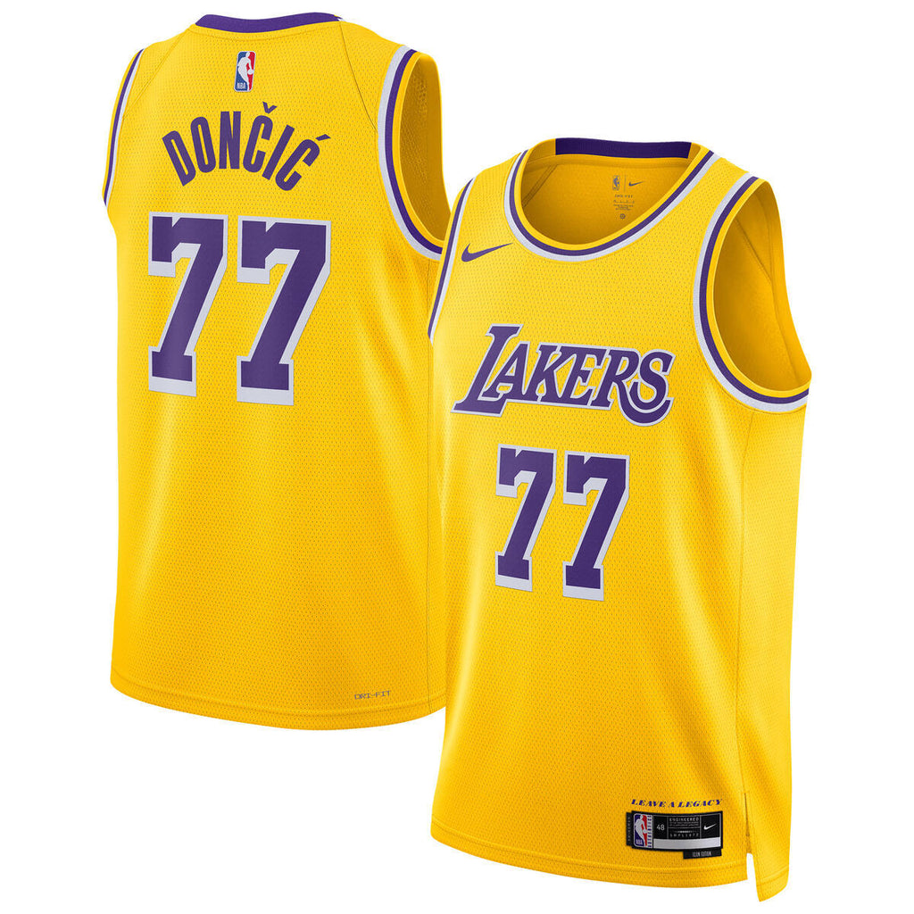 Los Angeles Lakers Nike Icon Swingman Jersey - Luka Doncic - Unisex