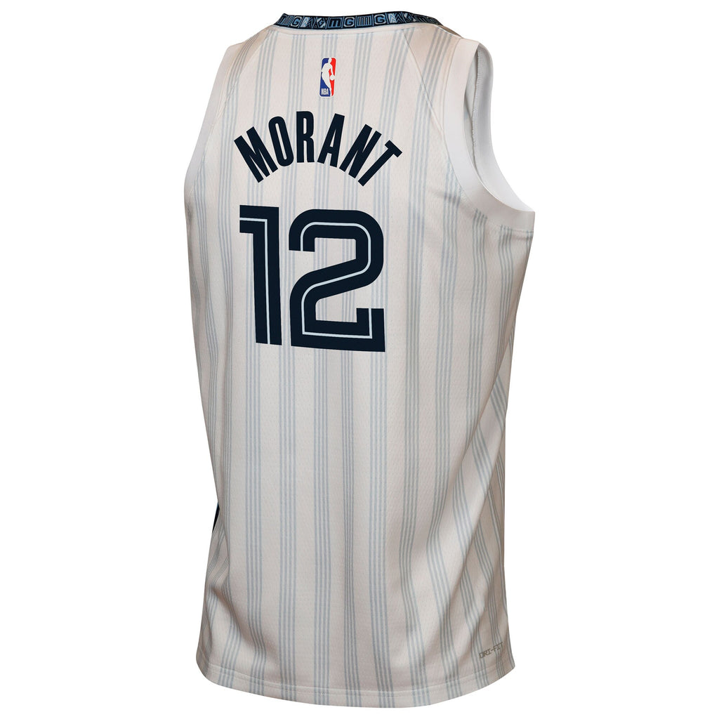Memphis Grizzlies Nike 2025/26 City Edition Swingman Jersey - Gray - Ja Morant - Youth