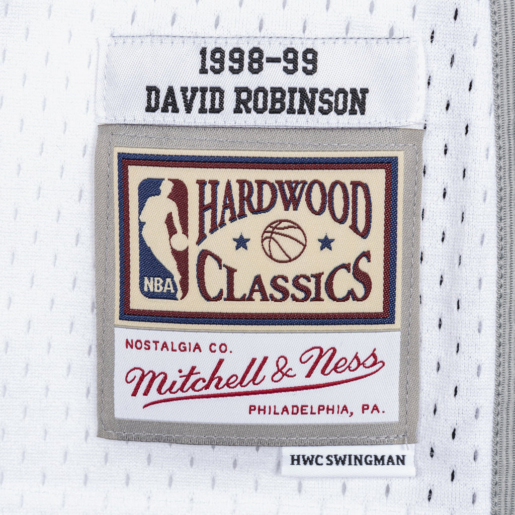 San Antonio Spurs Mitchell & Ness David Robinson 1998 Swingman Authentic Jersey - White