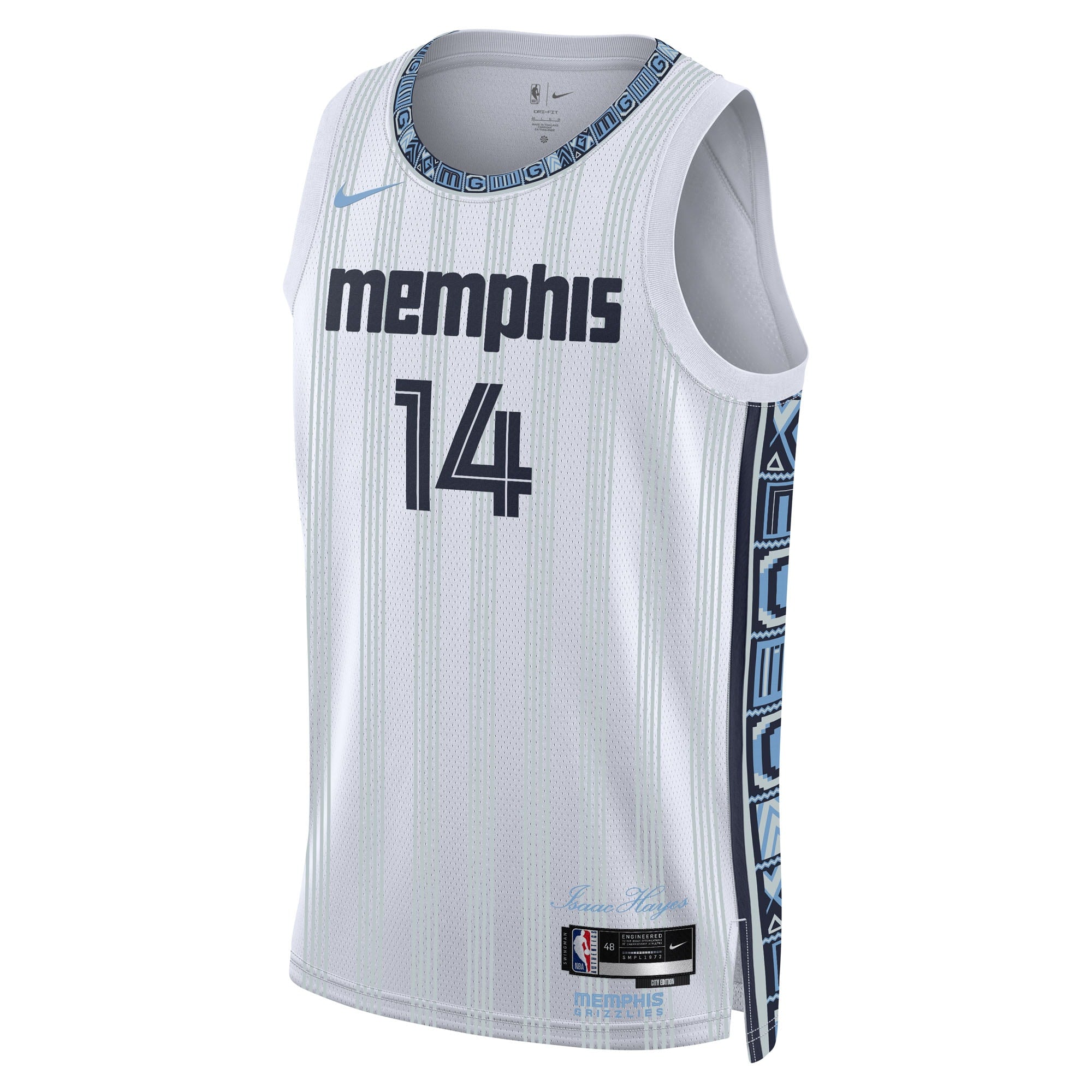 Memphis Grizzlies Nike 2025/26 City Edition Swingman Jersey - Gray - Zach Edey - Unisex