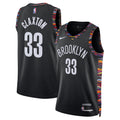 Brooklyn Nets Nike 2025/26 City Edition Swingman Jersey - Black - Nic Claxton - Unisex