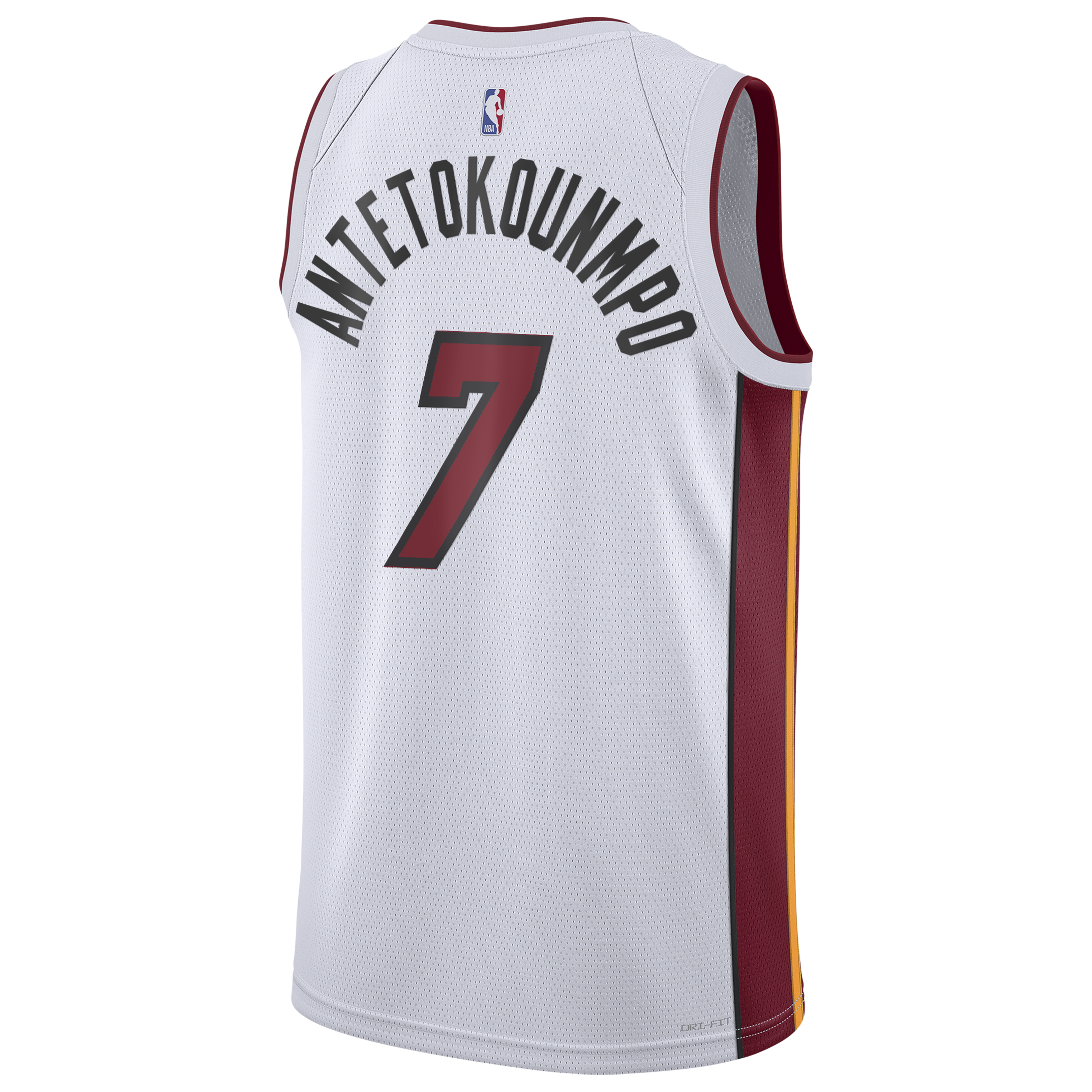 Miami Heat Nike Association Edition Swingman Jersey - White - Giannis Antetokounmpo - Youth