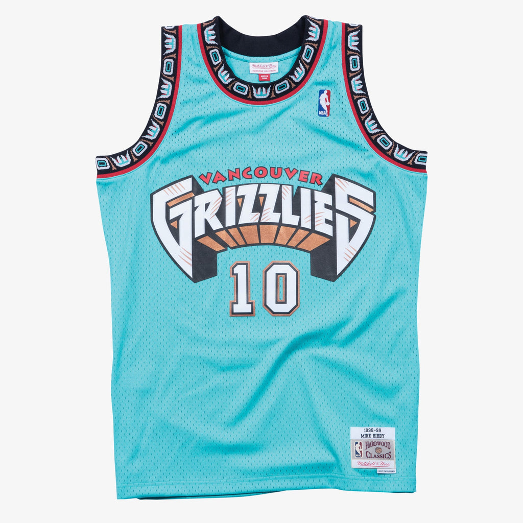 Vancouver Grizzlies Mitchell & Ness Swingman Jersey Mike Bibby 1998-89