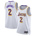 Los Angeles Lakers Nike Association Edition Swingman Jersey - White - Jarred Vanderbilt - Unisex