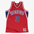 Philadelphia 76ers Mitchell & Ness Swingman Jersey Road Allen Iverson 1996-97