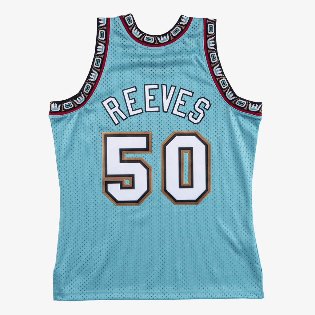 Vancouver Grizzlies Mitchell & Ness Bryant Reeves 1995 Swingman Authentic Jersey - Teal