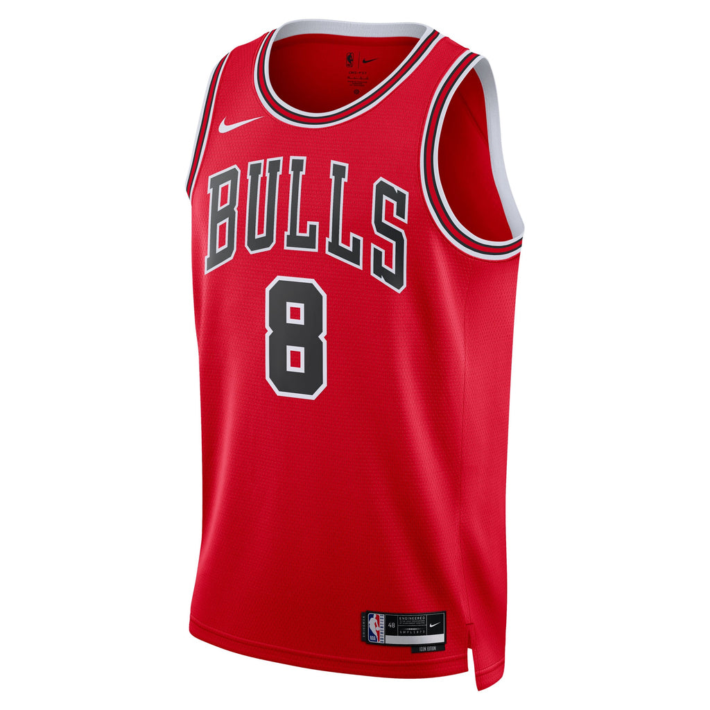 Chicago Bulls Nike Icon Edition Swingman Jersey - Red - Yuki Kawamura - Unisex