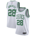 Boston Celtics Nike Association Edition Swingman Jersey - White - Hugo González - Youth