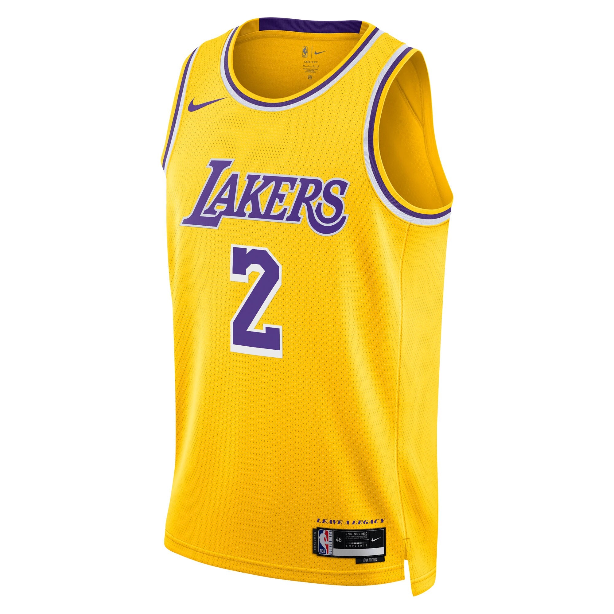 Los Angeles Lakers Nike Icon Edition Swingman Jersey - Gold - Jarred Vanderbilt - Youth