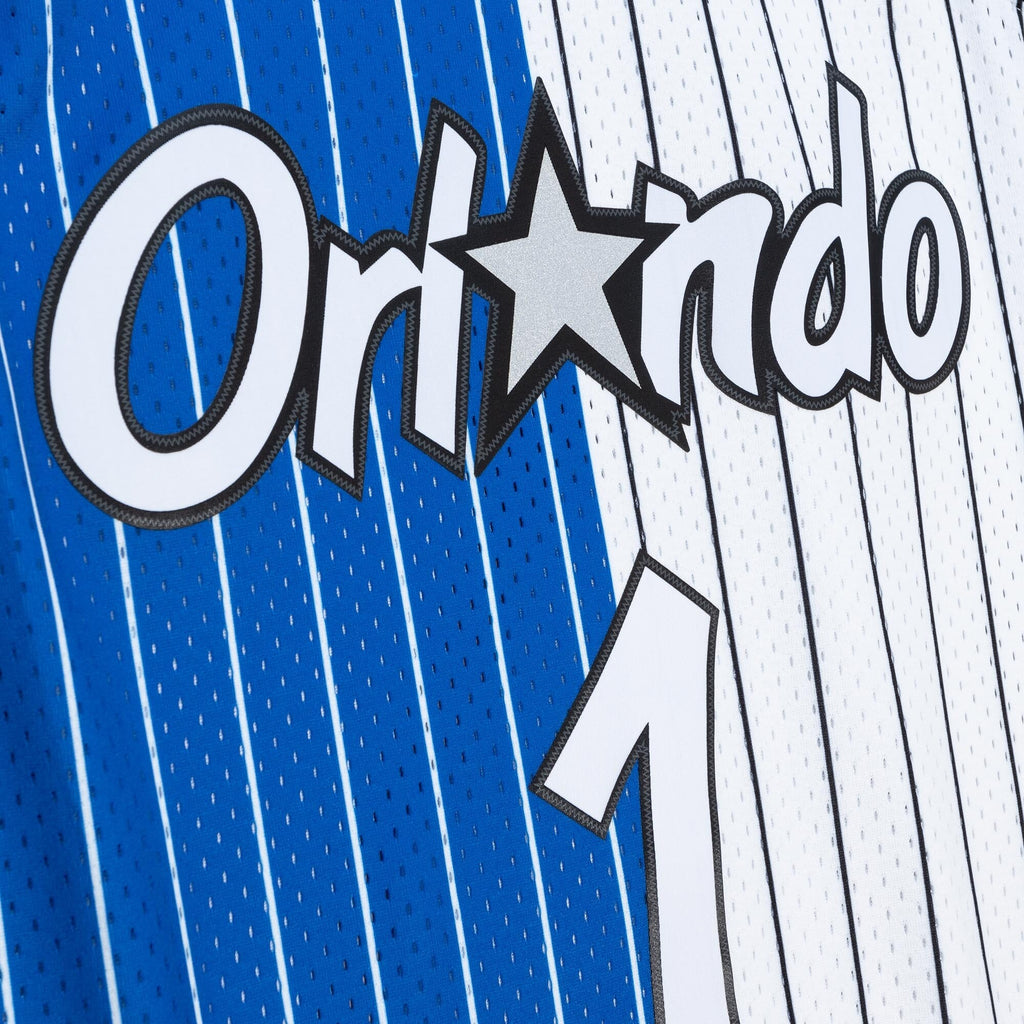 Orlando Magic Mitchell & Ness Anfernee Hardaway 1994 Split Swingman Jersey - Blue/White