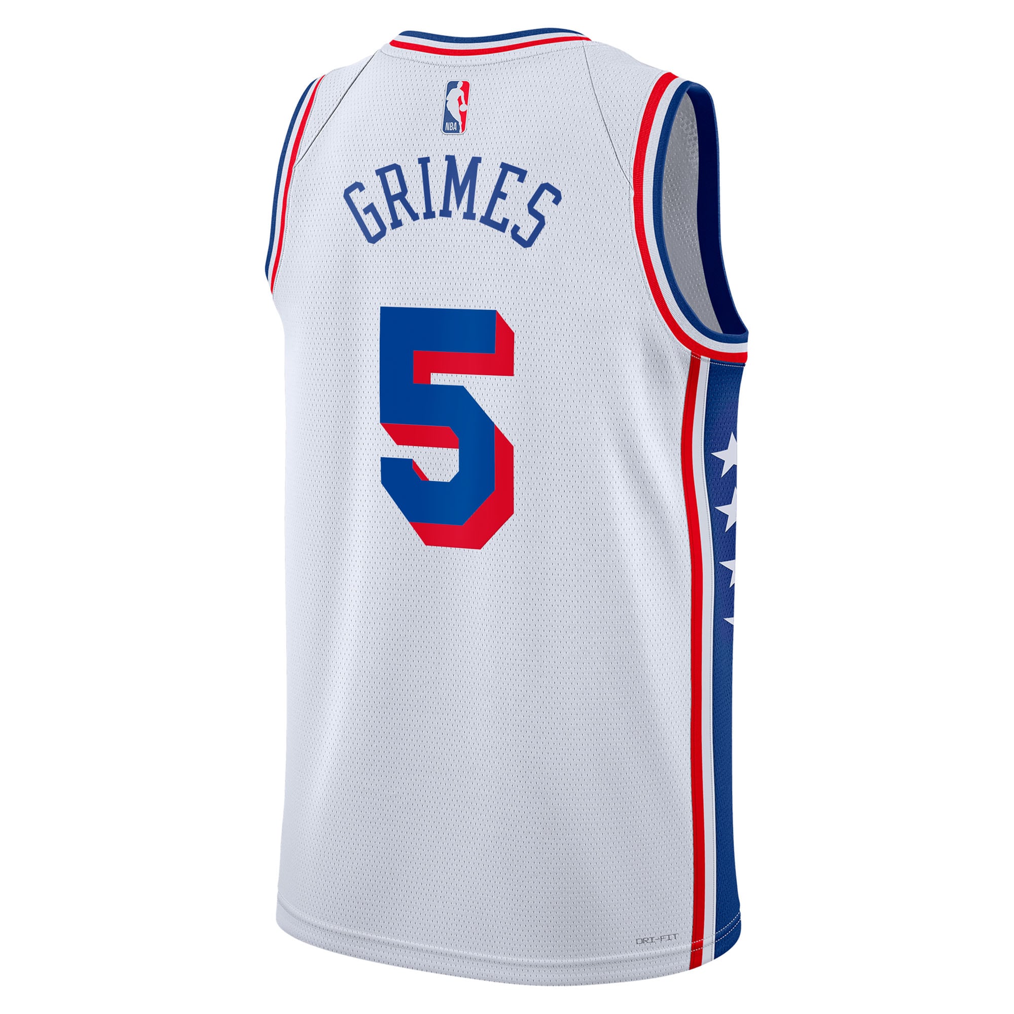 Philadelphia 76ers Nike Association Edition Swingman Jersey - White - Quentin Grimes - Unisex
