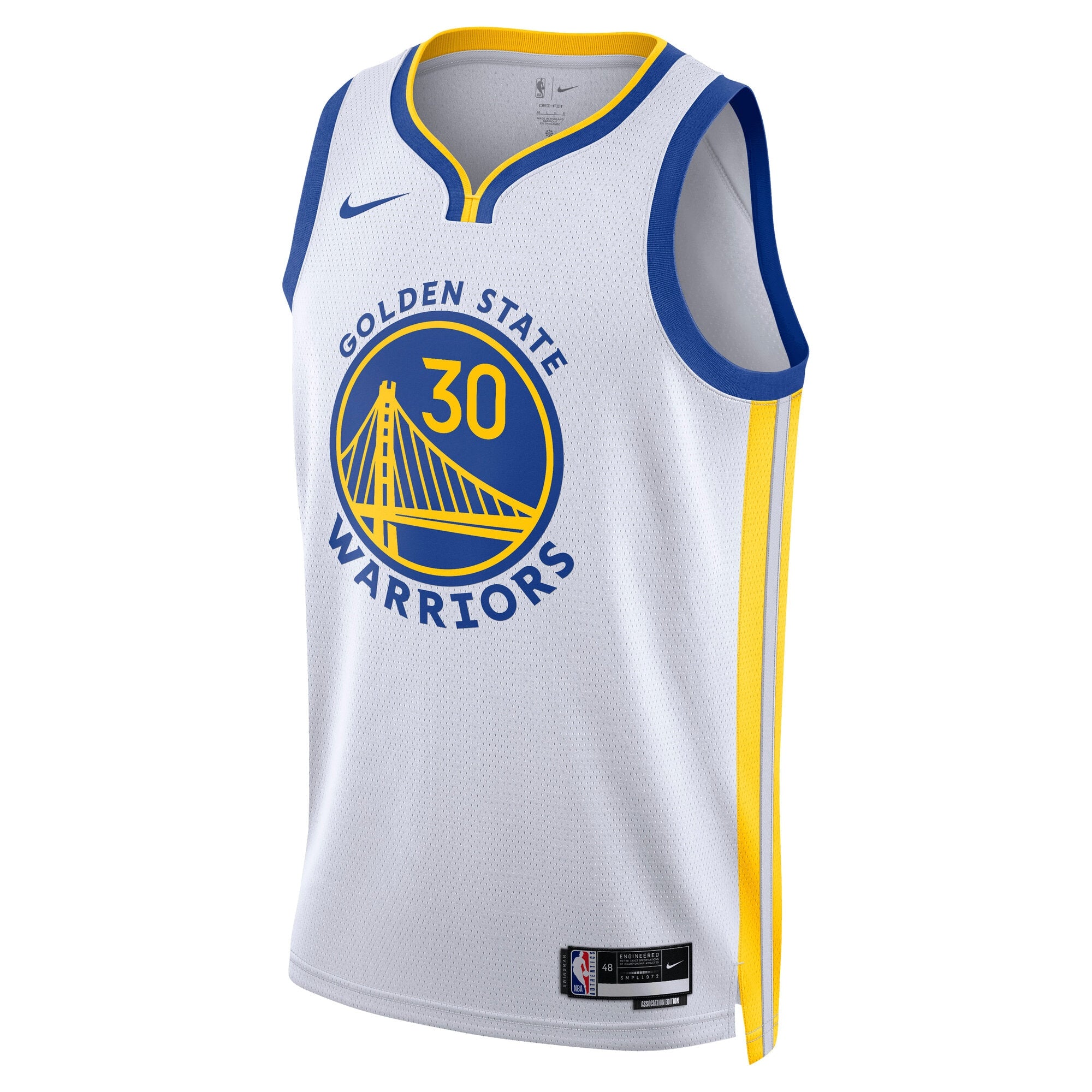 Golden State Warriors Nike Association Swingman Jersey - Stephen Curry - Unisex