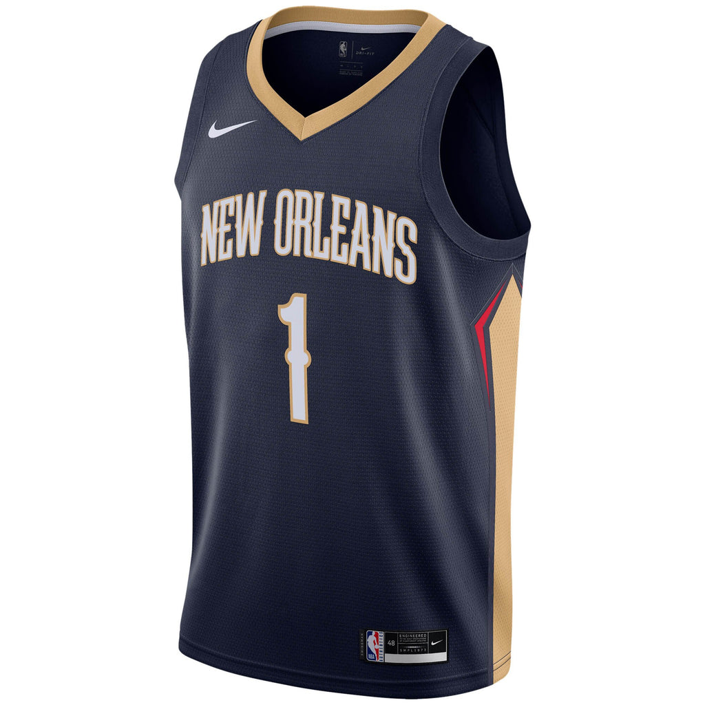 New Orleans Pelicans Nike Icon Swingman Jersey - Zion Williamson - Mens