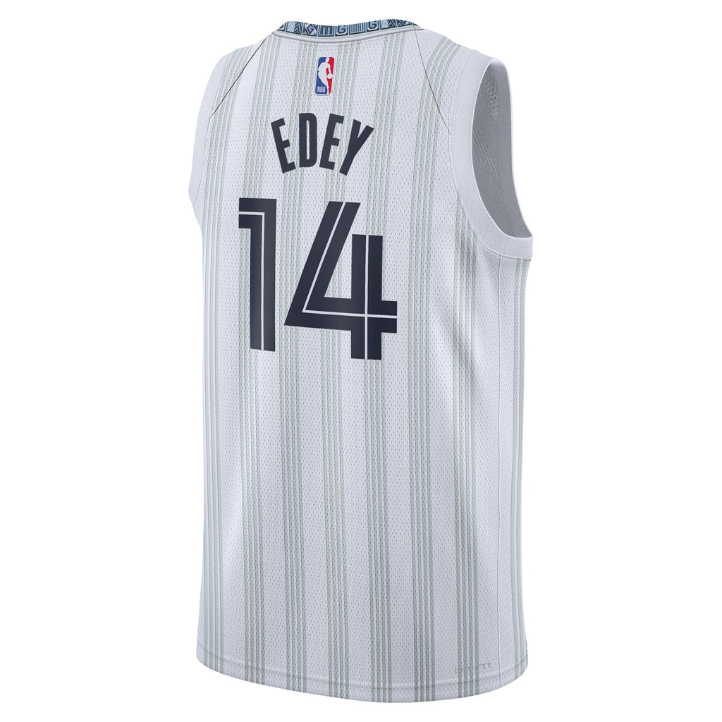 Memphis Grizzlies Nike 2025/26 City Edition Swingman Jersey - Gray - Zach Edey - Unisex