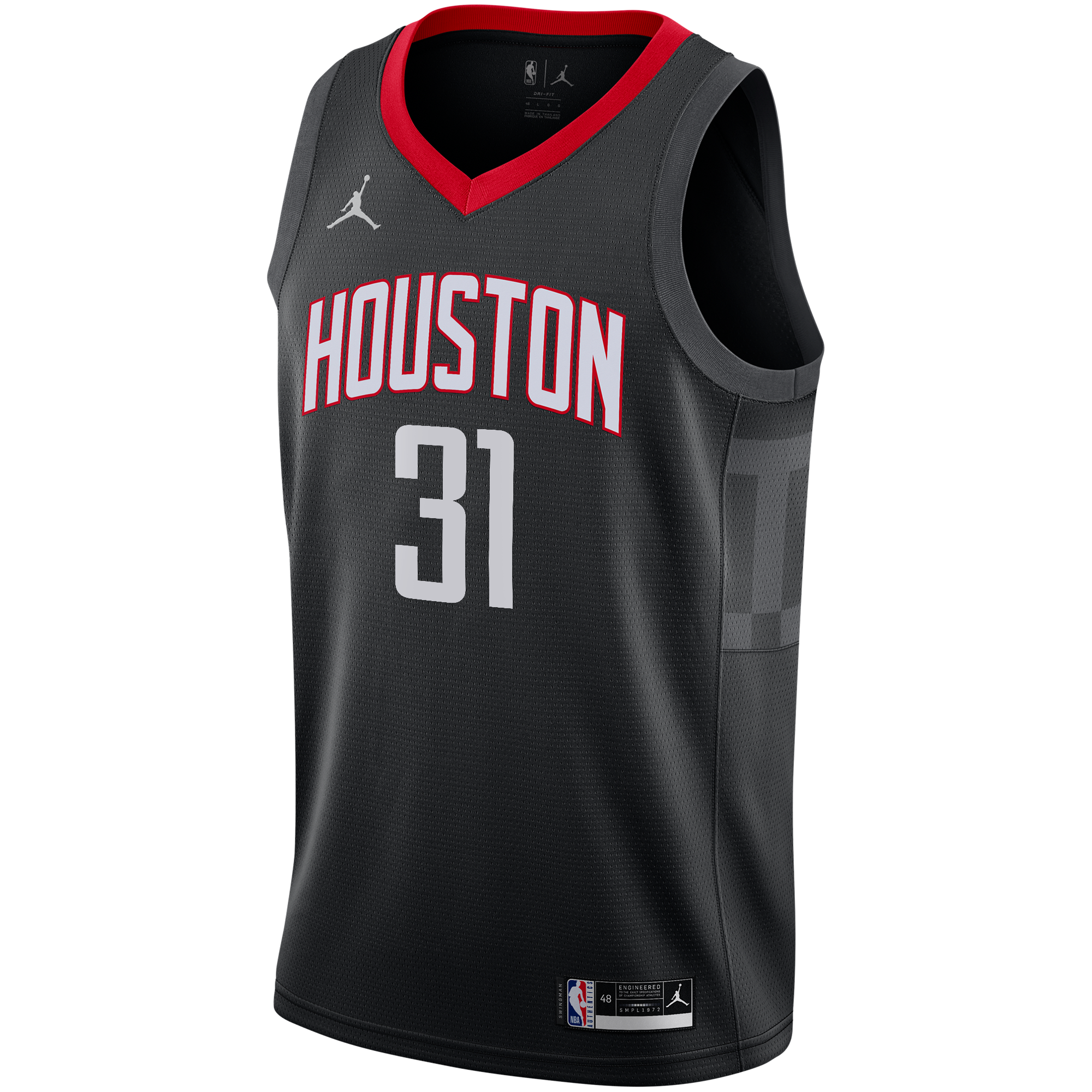 Houston Rockets Jordan Brand Statement Edition Swingman Jersey - Black - Bogdan Bogdanović - Youth