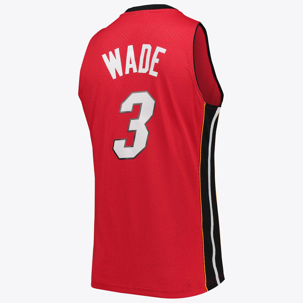 Miami Heat NBA Dwyane Wade Alternate 2005 Hardwood Classics Swingman Jersey By Mitchell & Ness