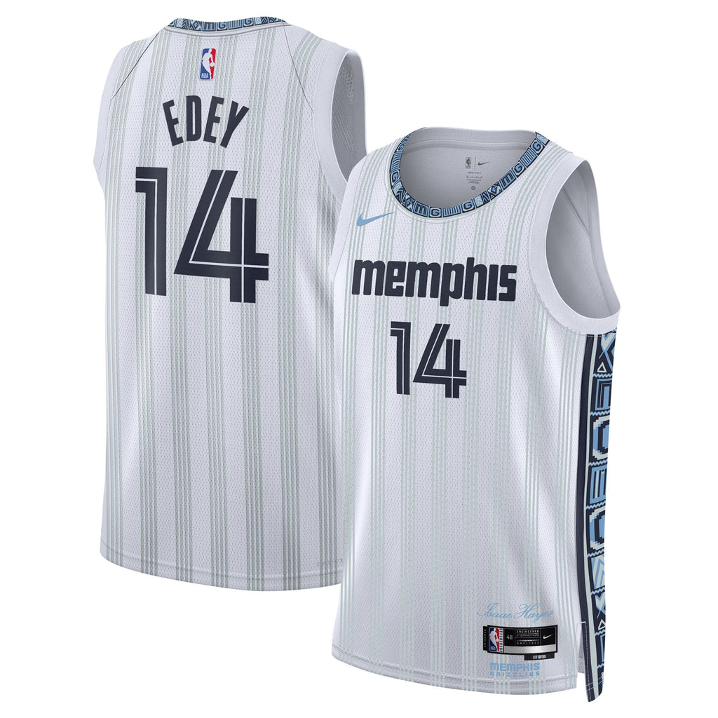 Memphis Grizzlies Nike 2025/26 City Edition Swingman Jersey - Gray - Zach Edey - Unisex